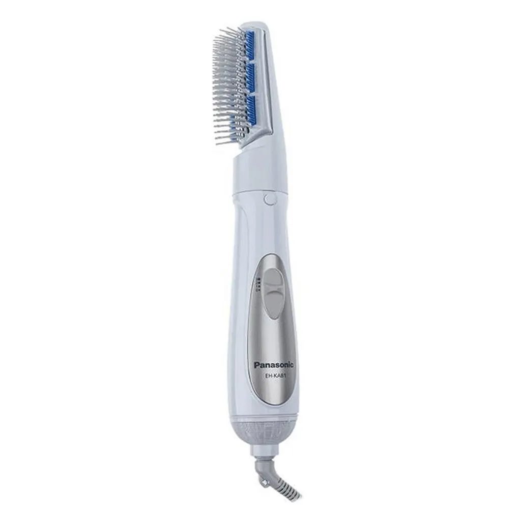 سشوار برس‌دار حالت‌دهنده 650 وات پاناسونیک مدل EH-KA81، موتور DC، وزن 1000 گرم، دارای سری برس‌دار گرد پهن، سری برس‌دار تخت، سری دندانه‌دار با ویژگی صاف‌کنندگی، حجم‌دهندگی