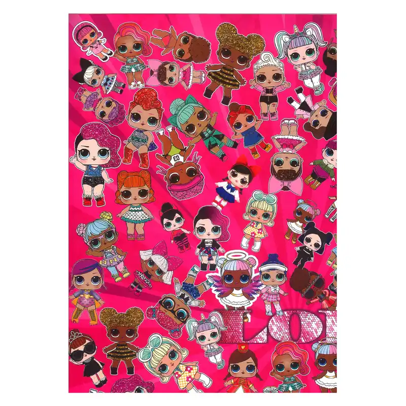 کاغذ کادو مدل LOL بسته 3 عددی