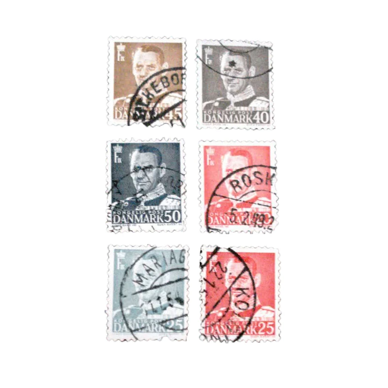 تمبر یادگاری مدل دانمارک کد DS4099 مجموعه 6 عددی