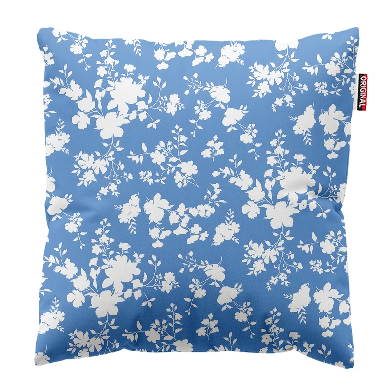 کوسن پاد آفرین مدل گل و برگ کد PK403072 سایز 40*40 سانتی متر