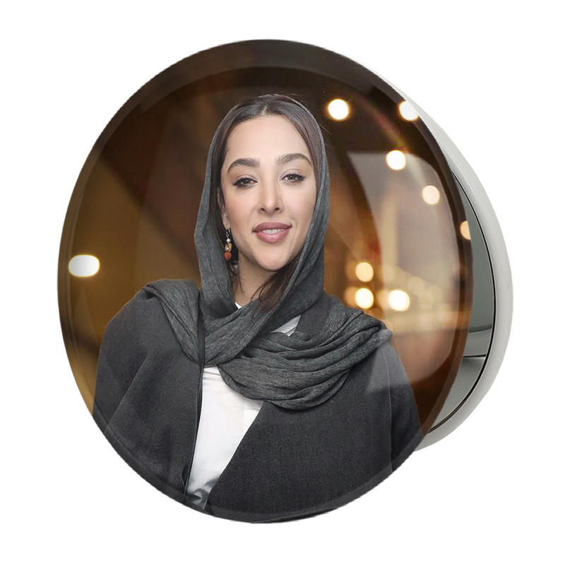 آینه جیبی خندالو طرح آناهیتا درگاهی مدل تاشو کد 6247 