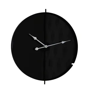 ساعت دیواری مدل فلزی آینه ای