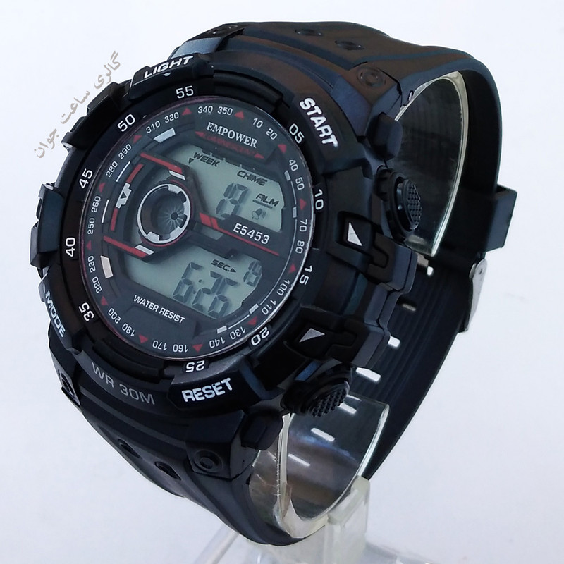 ساعت مچی دیجیتال پسرانه مدل چراغدار کرنومتردار ضدآب کد 10 ساعت مچی دیجیتال پسرانه مدل چراغدار کرنومتردار ضدآب کد 10