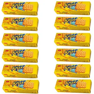 بیسکویت نمکی کراکس شیرین عسل - 140 گرم بسته 12 عددی