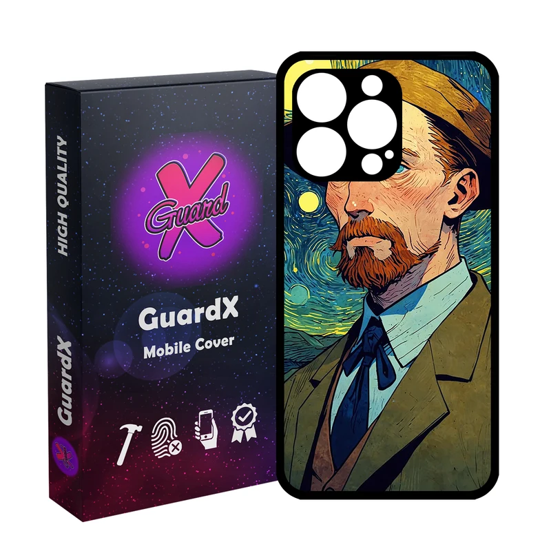 کاور گارد ایکس طرح ونگوگ مدل Glass10775 مناسب برای گوشی موبایل اپل iPhone 13 Pro