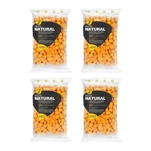 بادام زمینی روکش دار باربیکیو نچرال - 250 گرم بسته 4 عددی 