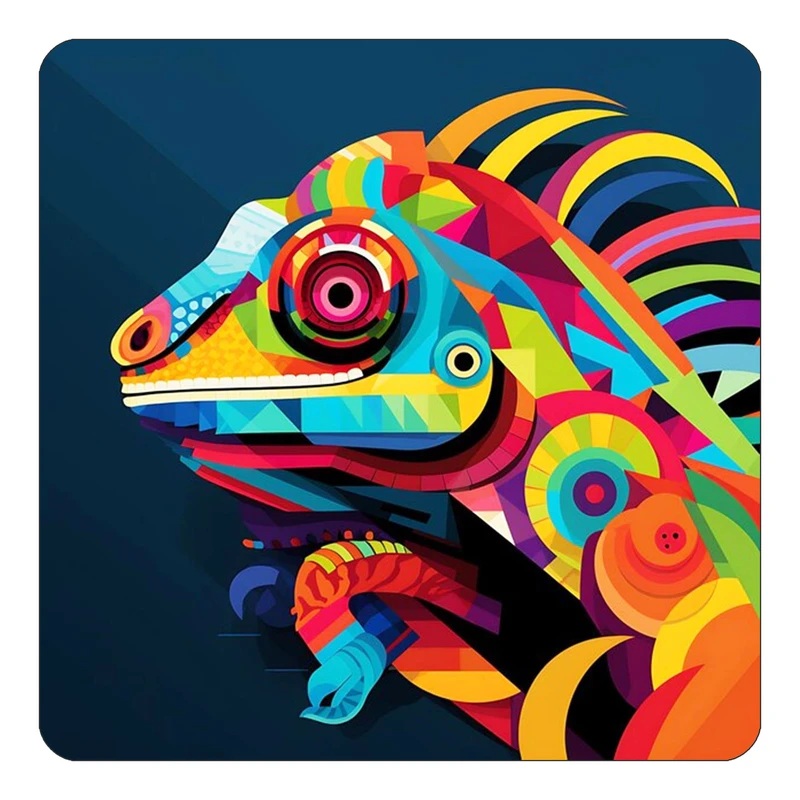 مگنت کاکتی طرح حیوانات رنگی مدل mp25343