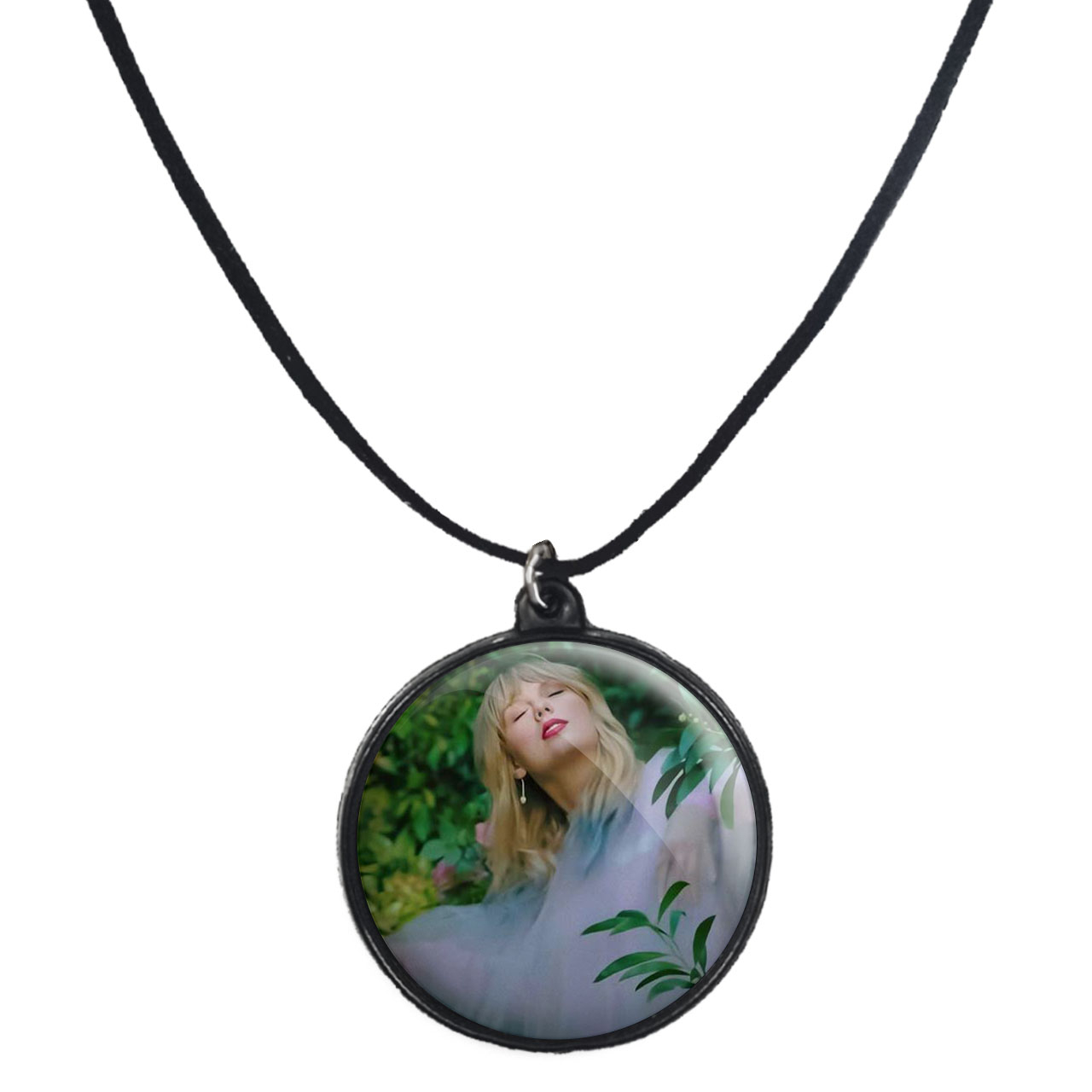 گردنبند پرمانه طرح تیلور سویفت کد pmb.2855 مدل دو طرفه