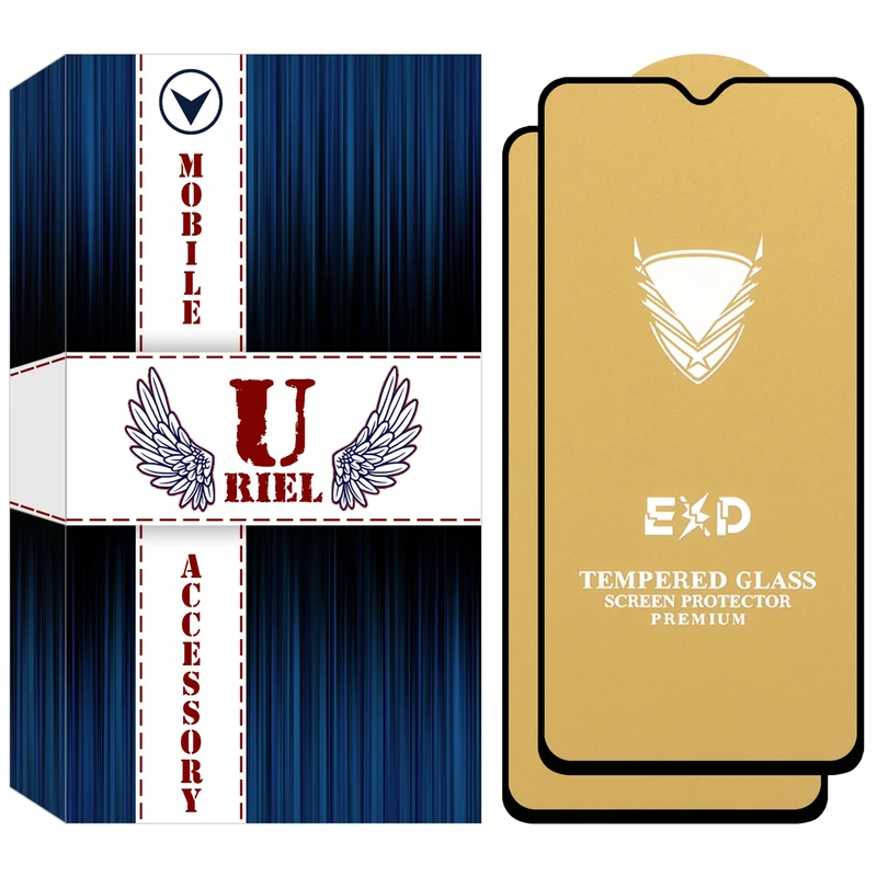 محافظ صفحه نمایش شیشه ای یوریل مدل OG Gold مناسب برای گوشی موبایل شیائومی Redmi 8A بسته دو عددی