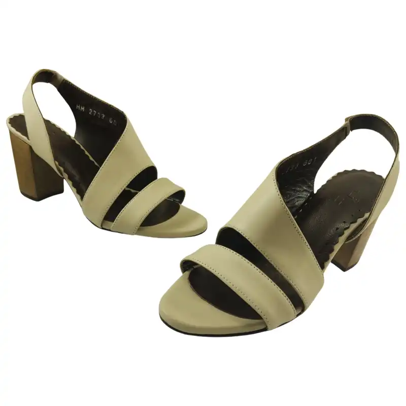 صندل زنانه مدل چرم طبیعی کد 660.1