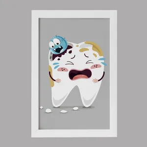 تابلو کودک خندالو مدل دندان و دندان پزشکی کودکانه کد 36750