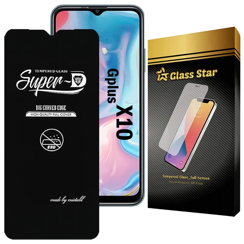 محافظ صفحه نمایش گلس استار مدل SUPERDNS مناسب برای گوشی موبایل جی پلاس X10