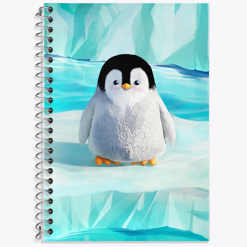 دفتر لغت 50 برگ خندالو طرح پنگوئن کد F921