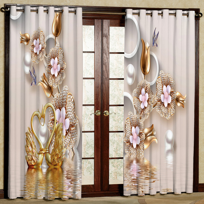 پرده مدل مخمل پانچی کد 2000aT2 سایز 200x140 سانتی متر