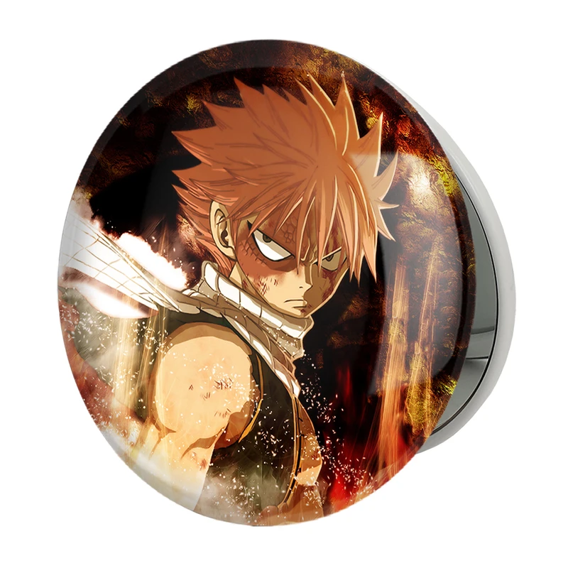 آینه جیبی خندالو طرح ناتسو انیمه فری تیل Fairy Tail مدل تاشو کد 16522 