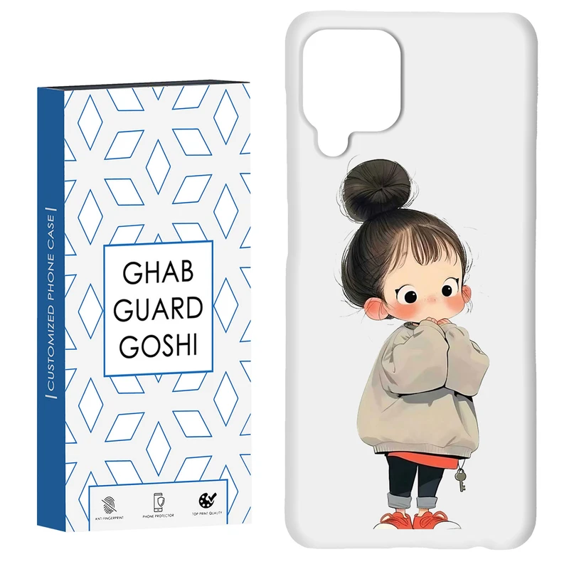 کاور قاب گارد گوشی طرح دختر ملوس کد Dimo-956 مناسب برای گوشی موبایل سامسونگ Galaxy A12 / Galaxy M12