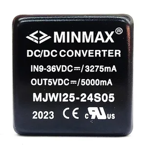 مبدل ولتاژ DC به DC مینمکس 5 ولت و 5 آمپر مدل MJWI25-24S05