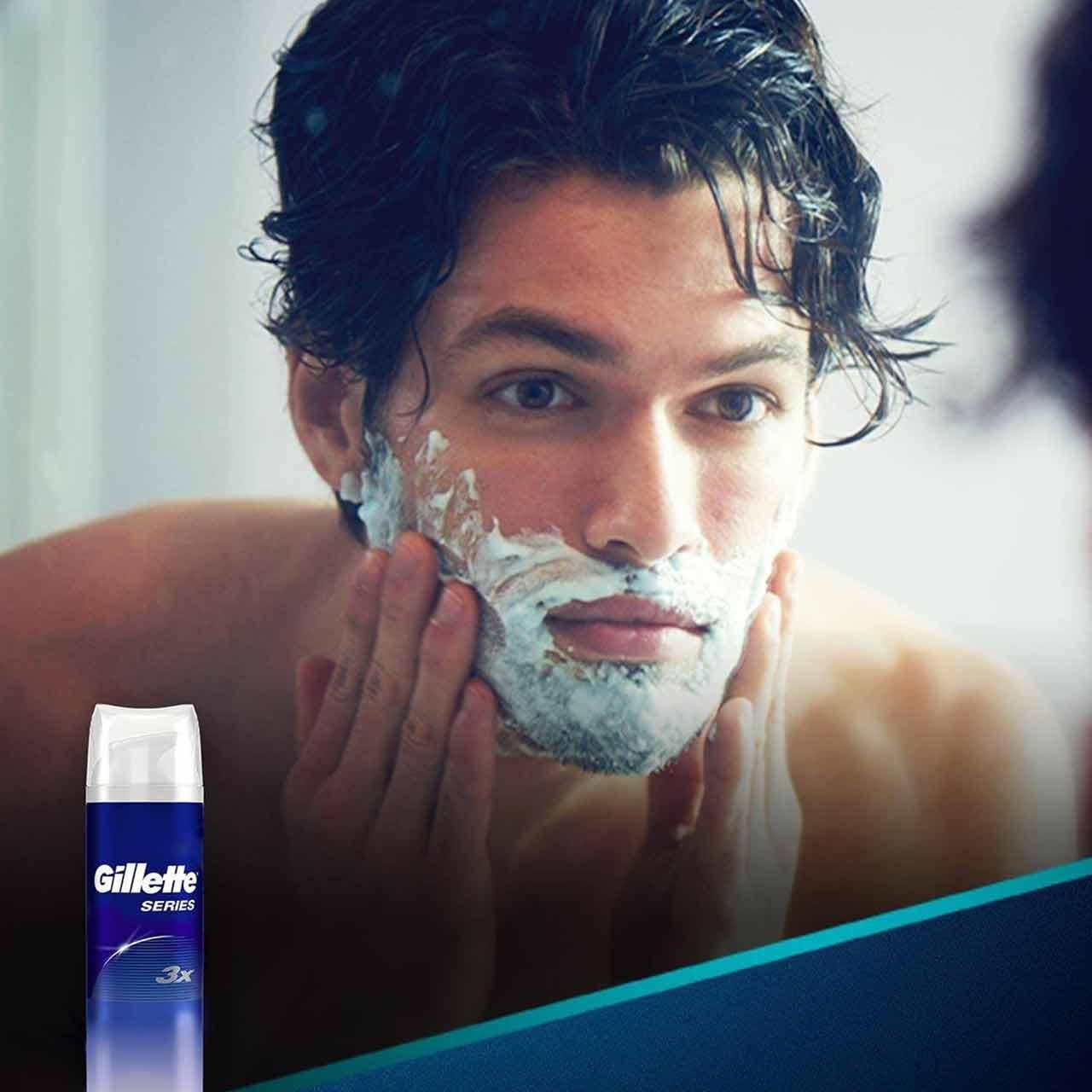 ژل اصلاح ژیلت مدل Moistursing  حجم 200 میلی لیتر -  - 2