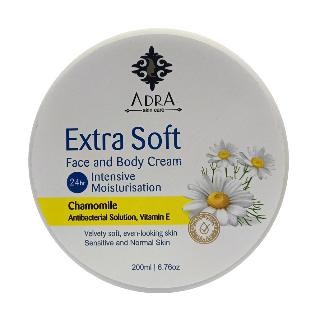 مراقبت پوست کرم مرطوب کننده آدرا مدل بابونه حجم 200 میلی لیتر