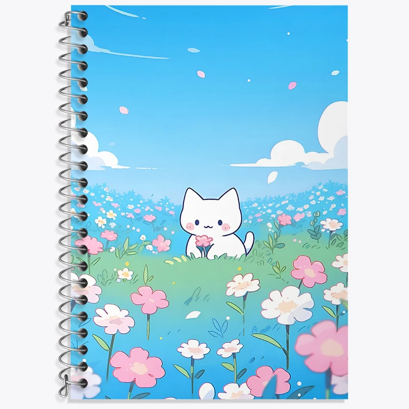 دفتر نت موسیقی 50 برگ خندالو طرح گربه کیوت کد N3958