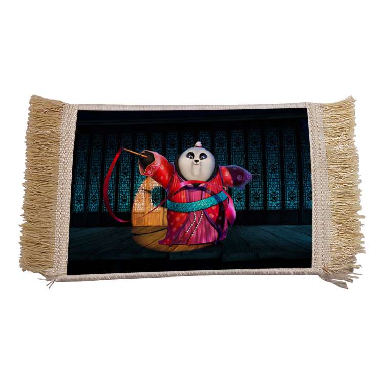 فرش ماشینی دیوارکوب مدل پاندا کونگ فو کار کد 15