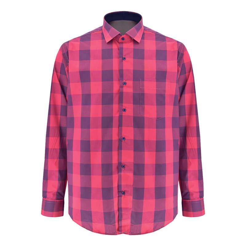 پیراهن آستین بلند مردانه مدل M2518