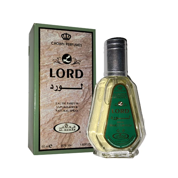 ادوپرفیوم رحاب مدل لورد LORD با رایحه تند و شیرین حجم 50 میلی‌لیتر