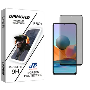 JF Diamond Glass Privacy Screen Protector For Xiaomi Redmi Note 11 4G
