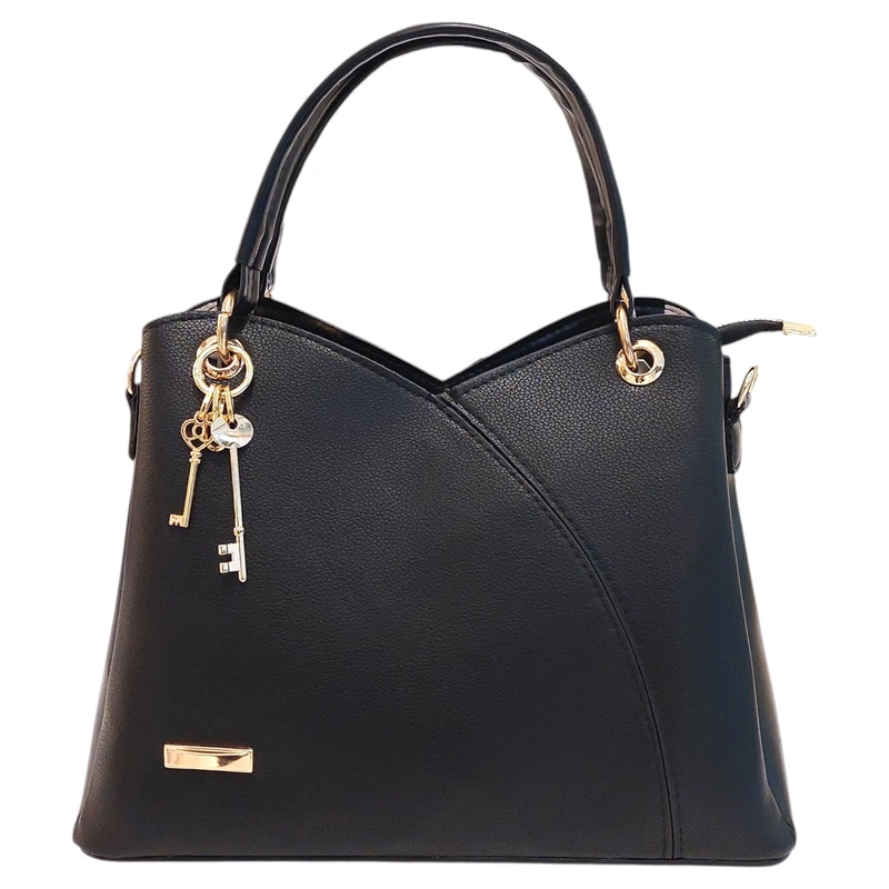 کیف دستی زنانه مدل لاله طرح آویز کلید کد GOLDEN KYE