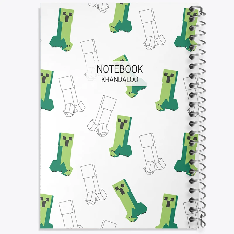 دفتر لیست خرید 50 برگ خندالو طرح ماینکرافت (Minecraft) کد N548