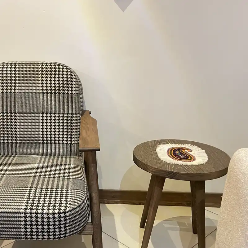 رومیزی پته دوزی مدل بته جقه کد WSR1