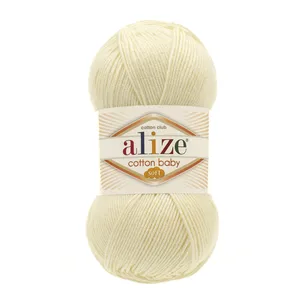 کاموا آلیزه مدل COTTON BABAY کد 01 بسته 2 عددی