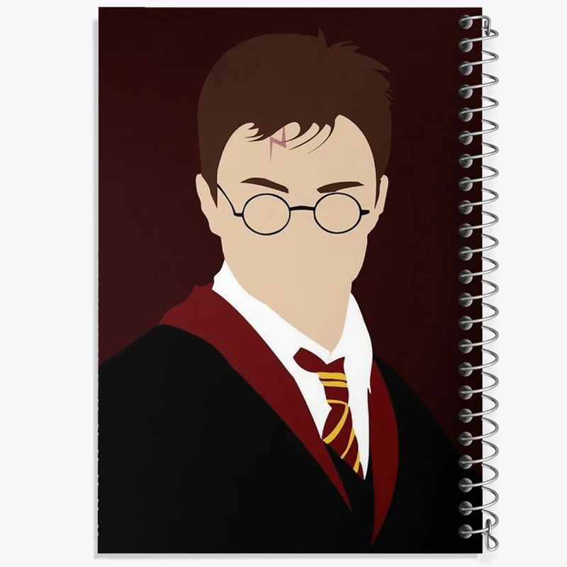 دفتر ژورنال نویسی 50 برگ خندالو مدل نقطه ای طرح هری پاتر (Harry Potter) کد N2096