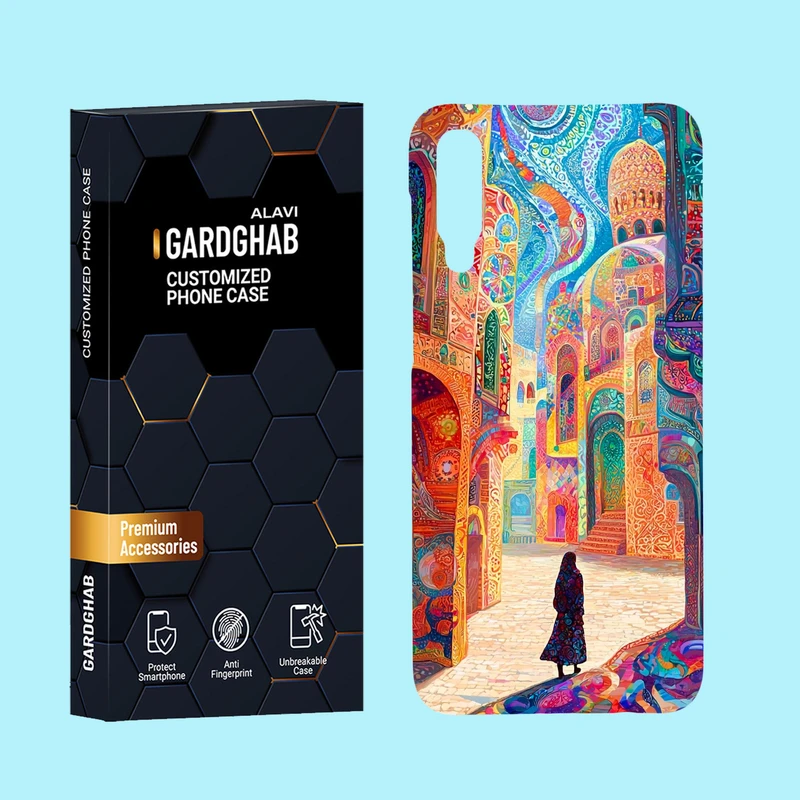 کاور گارد قاب علوی مدل هنری مناسب برای گوشی موبایل سامسونگ Galaxy A50 / A50s / A30s