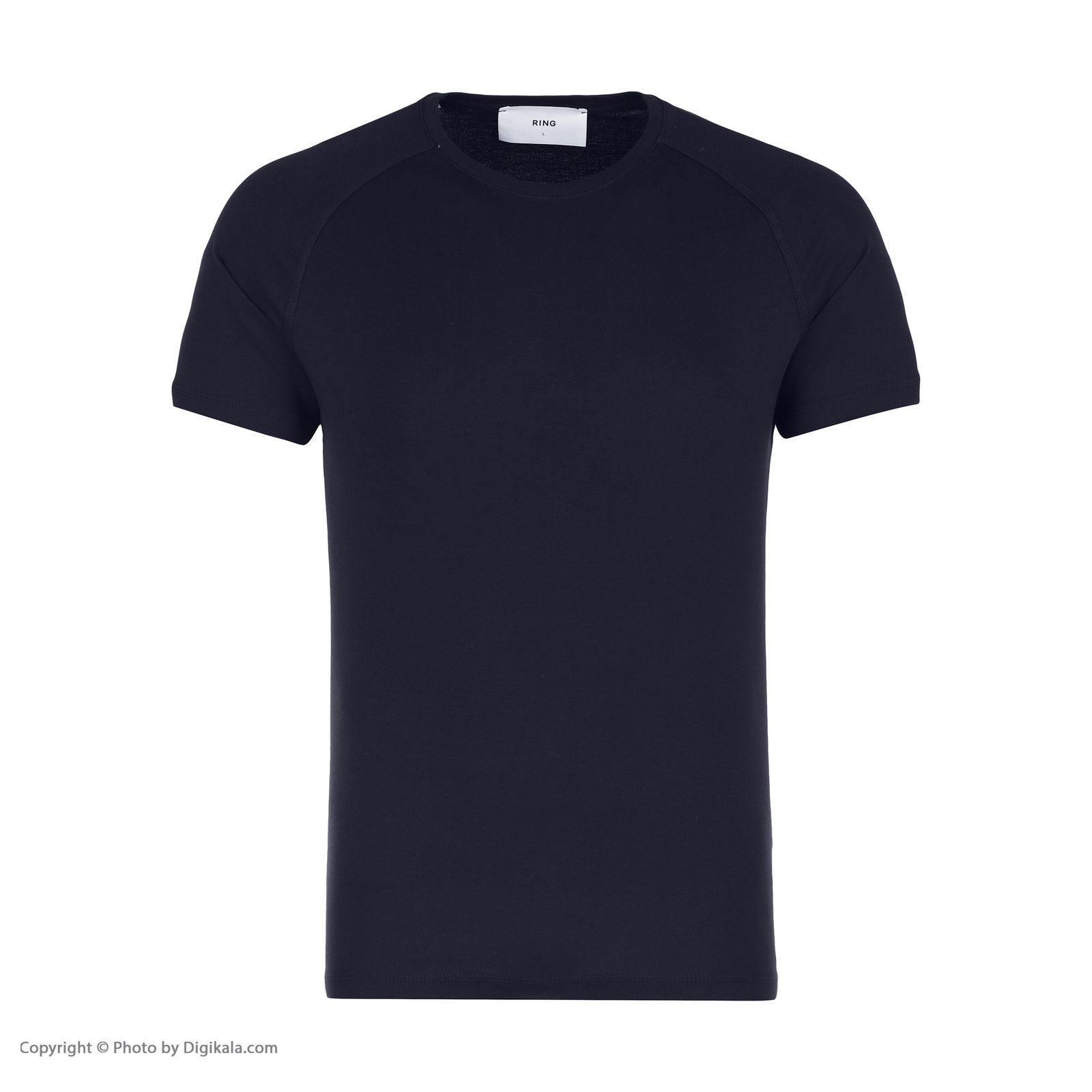 تی شرت آستین کوتاه مردانه رینگ مدل TMK00508-Navy -  - 2