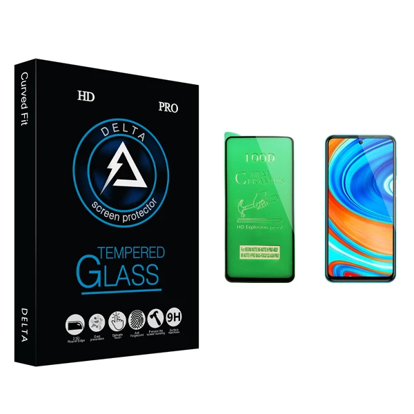 محافظ صفحه نمایش سرامیکی دلتا مدل HD مناسب برای گوشی موبایل شیائومی Redmi Note 9 Pro