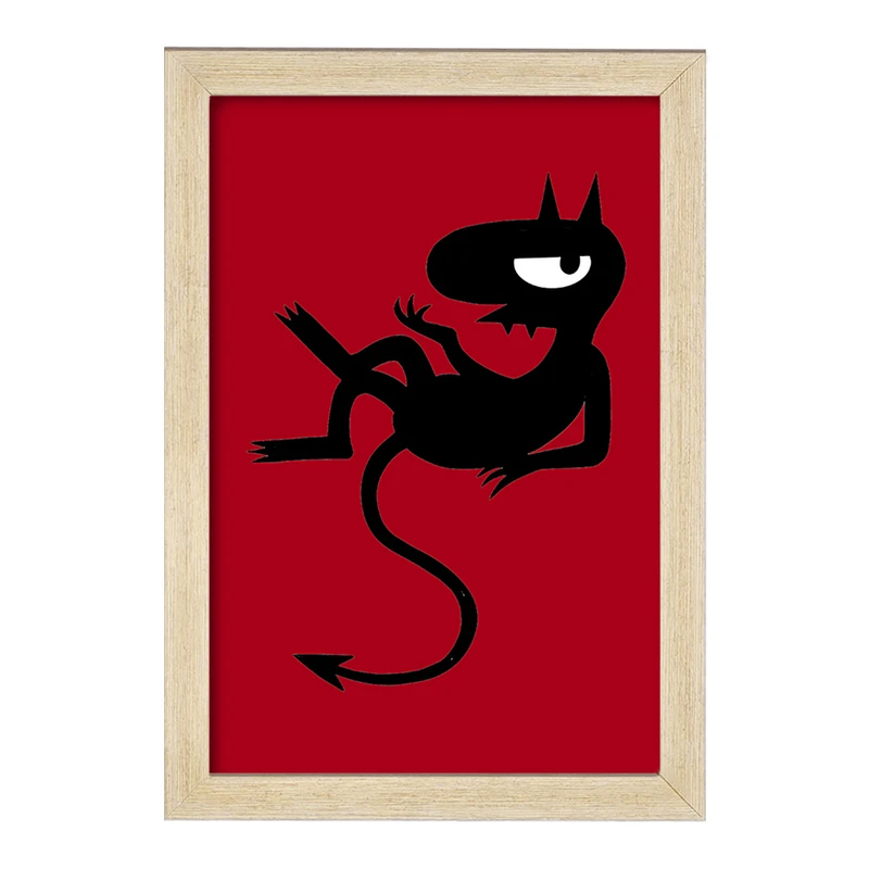 تابلو خندالو مدل انیمه طلسم شدگان کد F4032