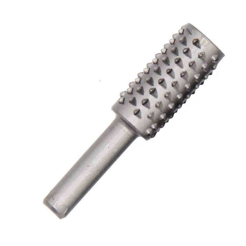 مته چوب ساب سردریلی مدل استوانه ای نوک تخت کد 05 قطر ساقه 6.2 میلی متر