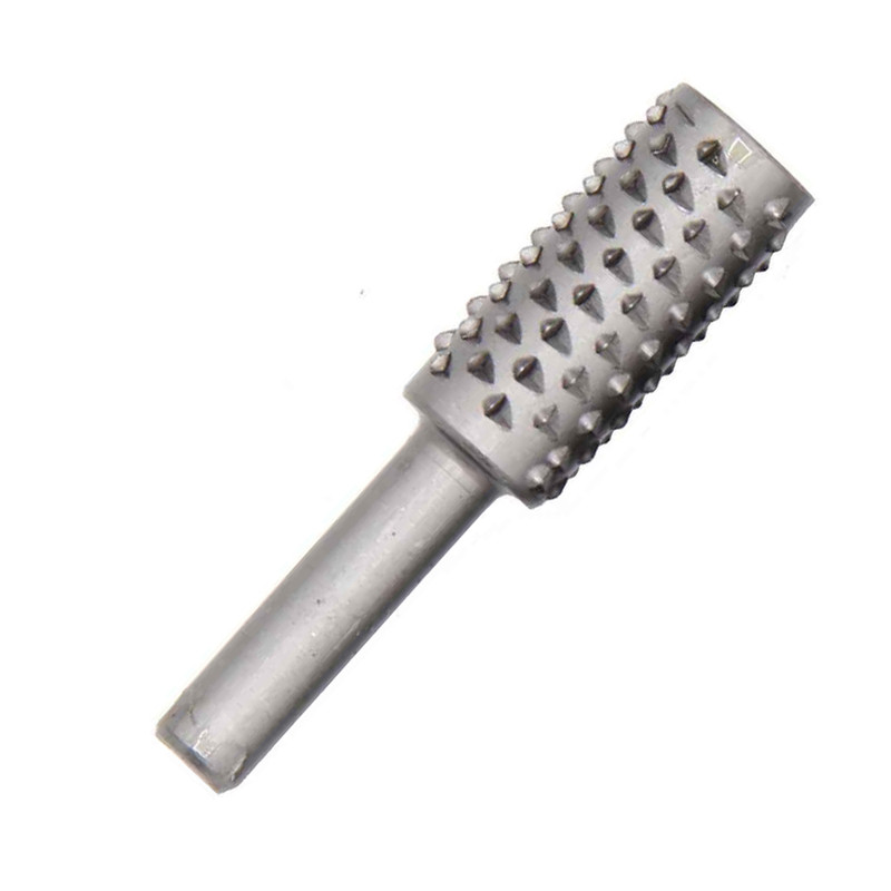 مته چوب ساب سردریلی مدل استوانه ای نوک تخت کد 05 قطر ساقه 6.2 میلی متر