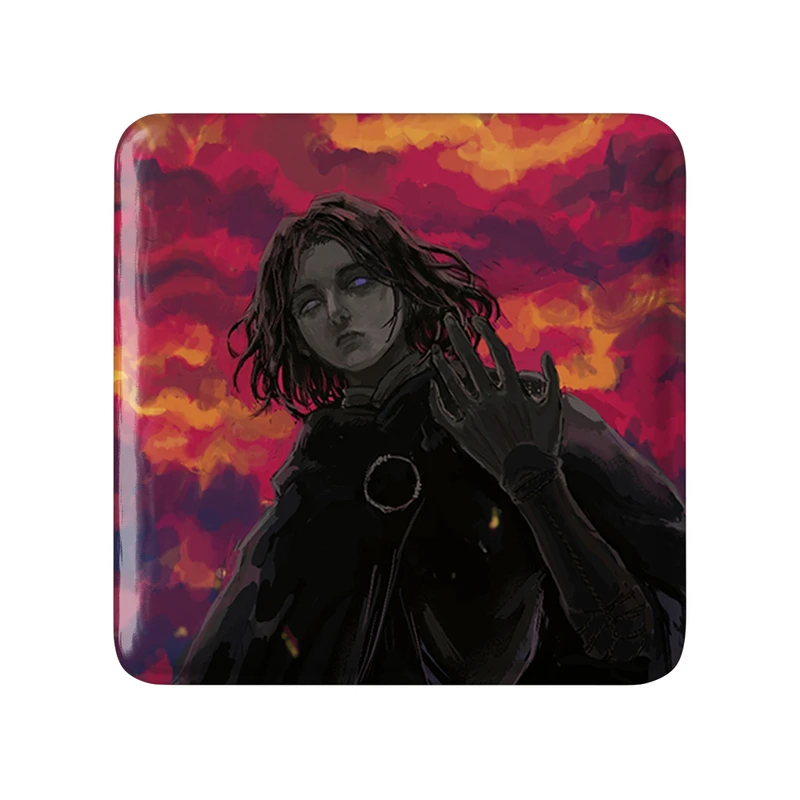 مگنت خندالو طرح بازی الدن رینگ (Elden Ring) مدل مربعی کد 31252