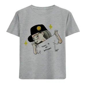 تی شرت آستین کوتاه دخترانه مدل دخترکلاه F684