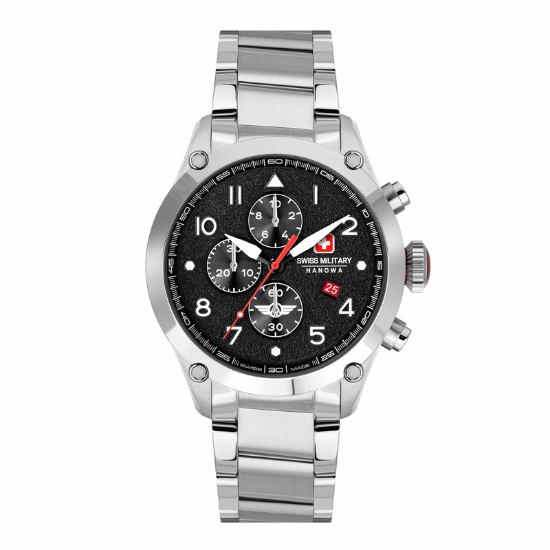 ساعت مچی عقربه ای مردانه سوئیس میلیتاری هانوا مدل SMWGI2101501