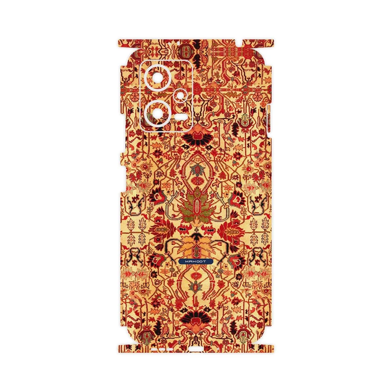 برچسب پوششی ماهوت مدل Persian_Carpet_Yellow-FullSkin مناسب برای گوشی موبایل شیائومی Redmi Note 12 5G