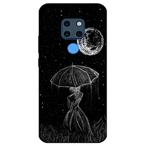 Megafone Girl and Moon 1369 Cover For Huawei Mate 20 x