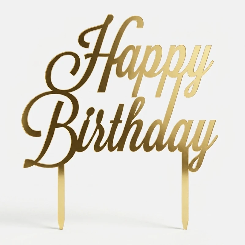 تاپر کیک مدل Happy Birthday