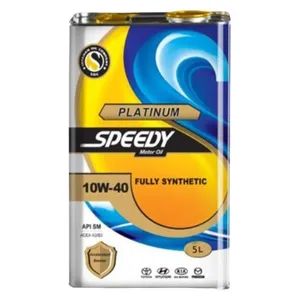 روغن موتور اسپیدی مدل پلاتینیوم 10W40 SM حجم 5 لیتر 