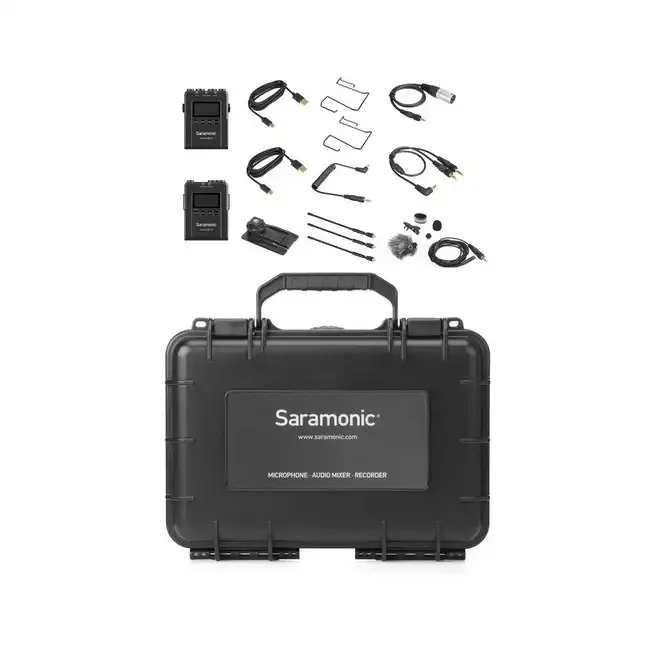 میکروفن بی‌ سیم یقه‌ ای سارامونیک مدل UwMic9S Kit1