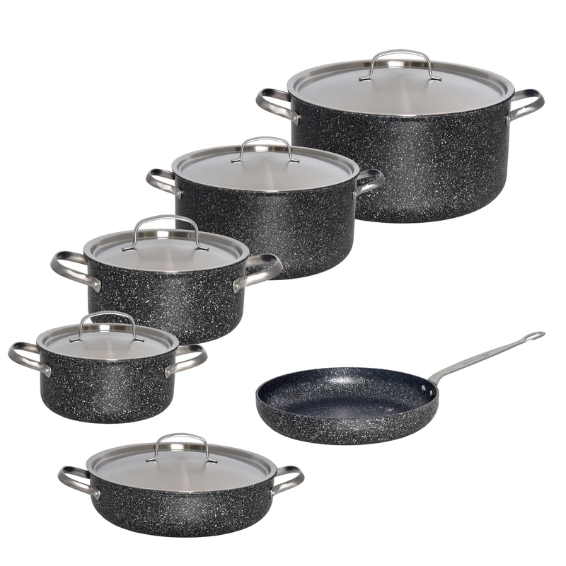 سرویس تابه و قابلمه 11 پارچه کرکماز مدل گلکسی پلاس کد 2685