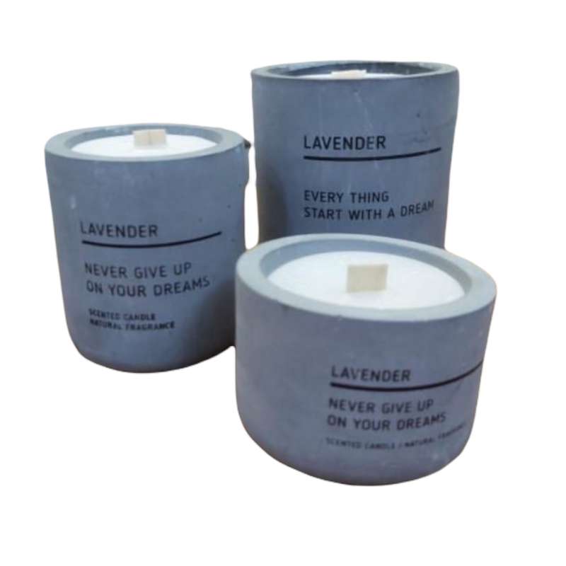 شمع مدل بتنی