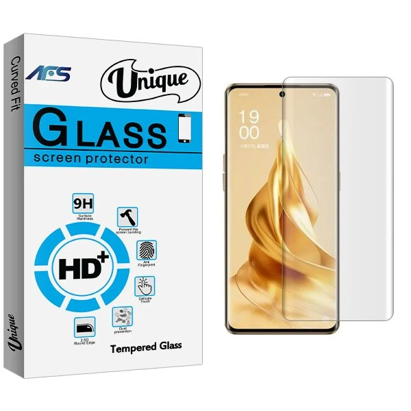 محافظ صفحه نمایش ای اف اس مدل Unique UV مناسب برای گوشی موبایل اوپو Reno 9 Pro Plus